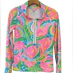 Lilly Pulitzer Skipper Popover Quarter Zip